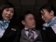 跨領域濕穴日本航空空服小姐姐熱情服務